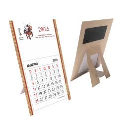 Calendário Ímã Cavalo Cute Cute 2026